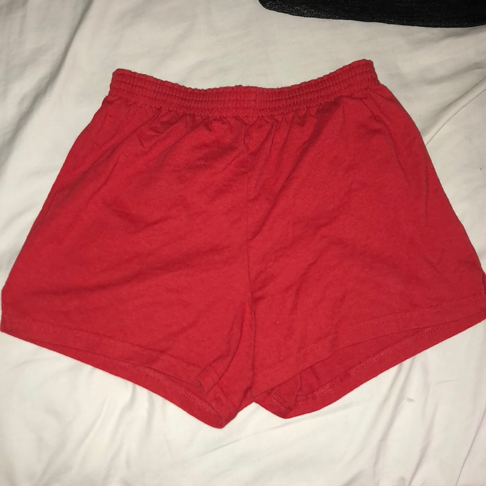 Red shorts